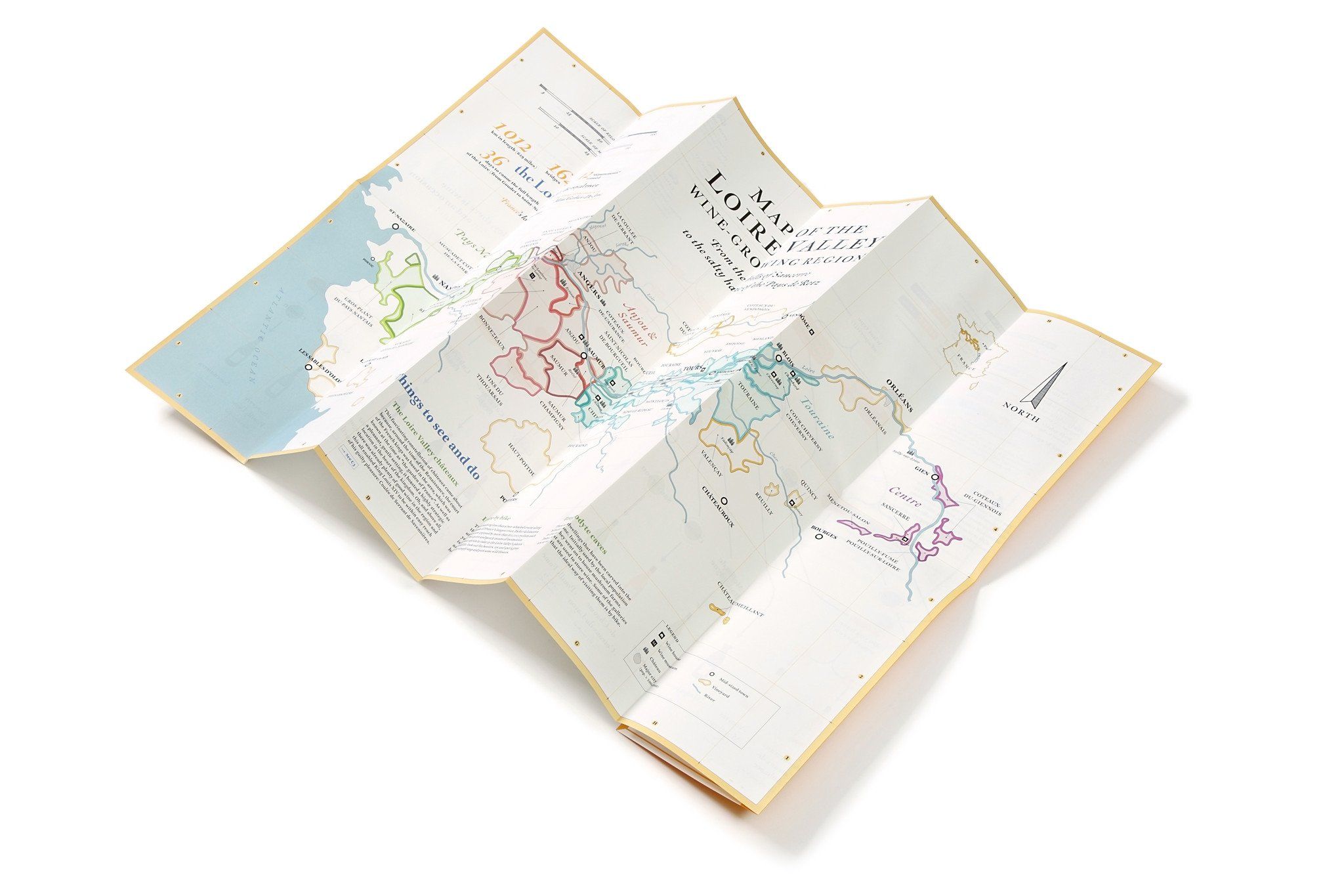 Other Travel Accessories - FRANCE: LOIRE VALLEY WINE MAP & GUIDE - ENGLISH ED.